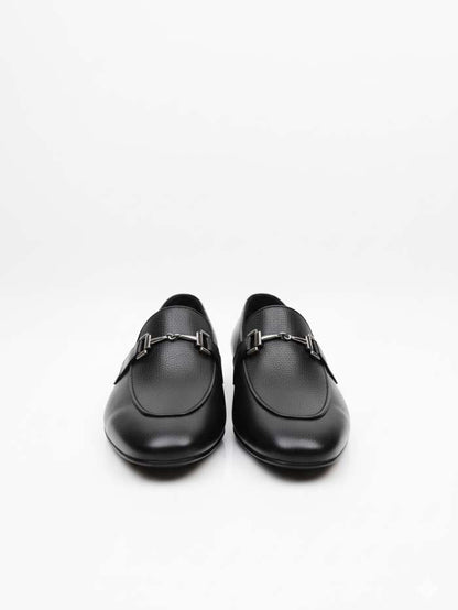 Leather Milled Loafer-Sku 379 Rubber Sole